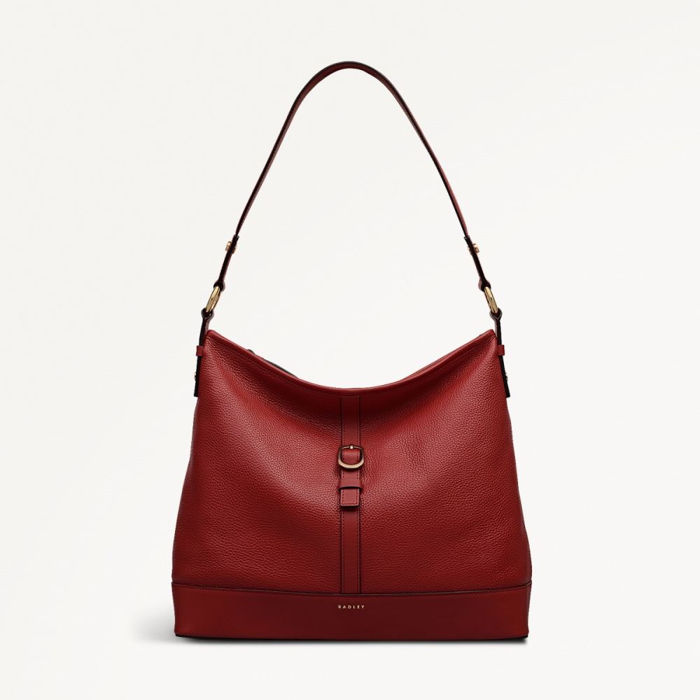 Latest Radley London Women's Ebury - Medium Ziptop Shoulder - Claret