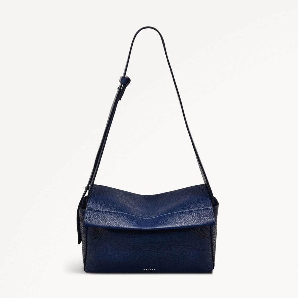 Latest Radley London Women's De Beauvoir - Medium Ziptop Shoulder - Evenfall