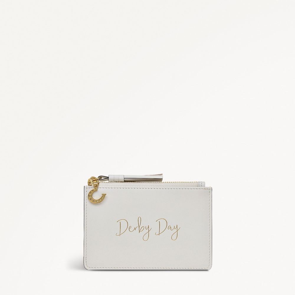 Latest Radley London Women's Kentucky Derby SS25 - Small Ziptop Coin Purse - Chalk