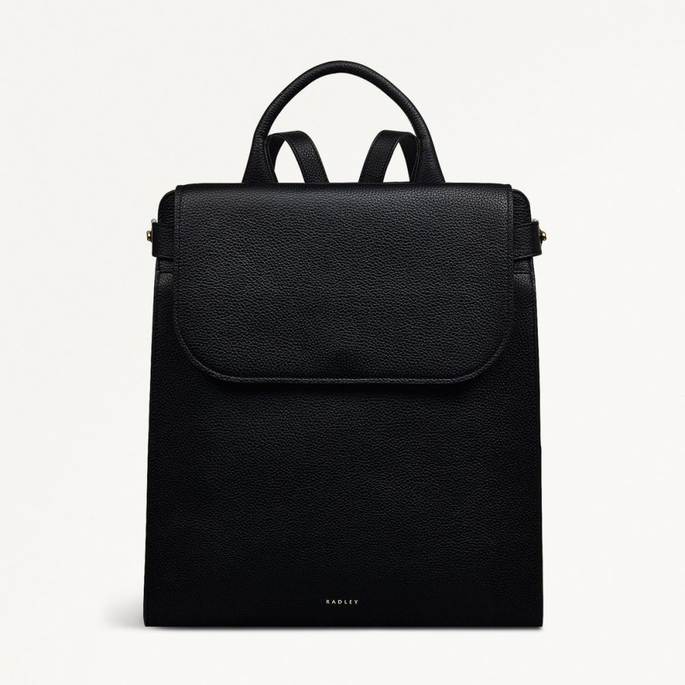 Latest Radley London Women's The Rathbone - Large Flapover Backpack - Black