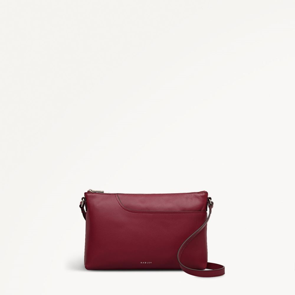 Latest Radley London Women's Pockets - Medium Ziptop Ew Cross Body - Carmine