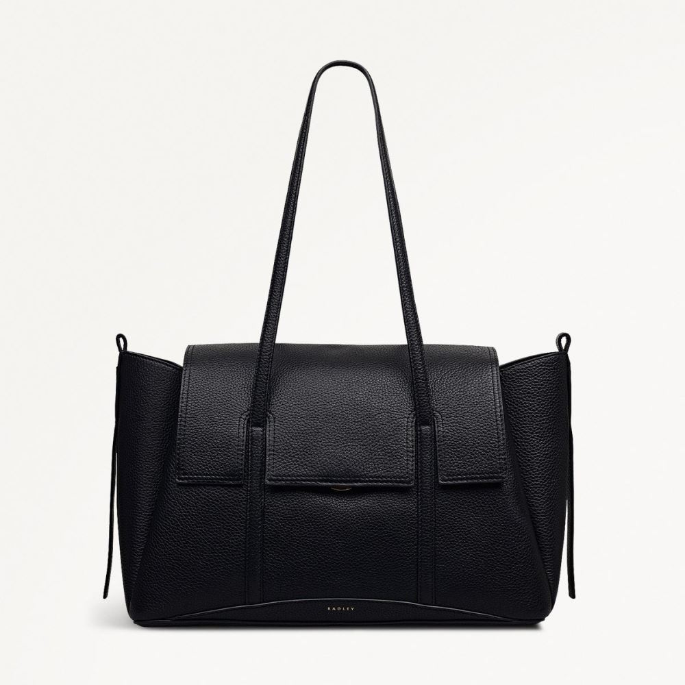 Latest Radley London Women's The Chancery - Large Flapover Shoulder - Black