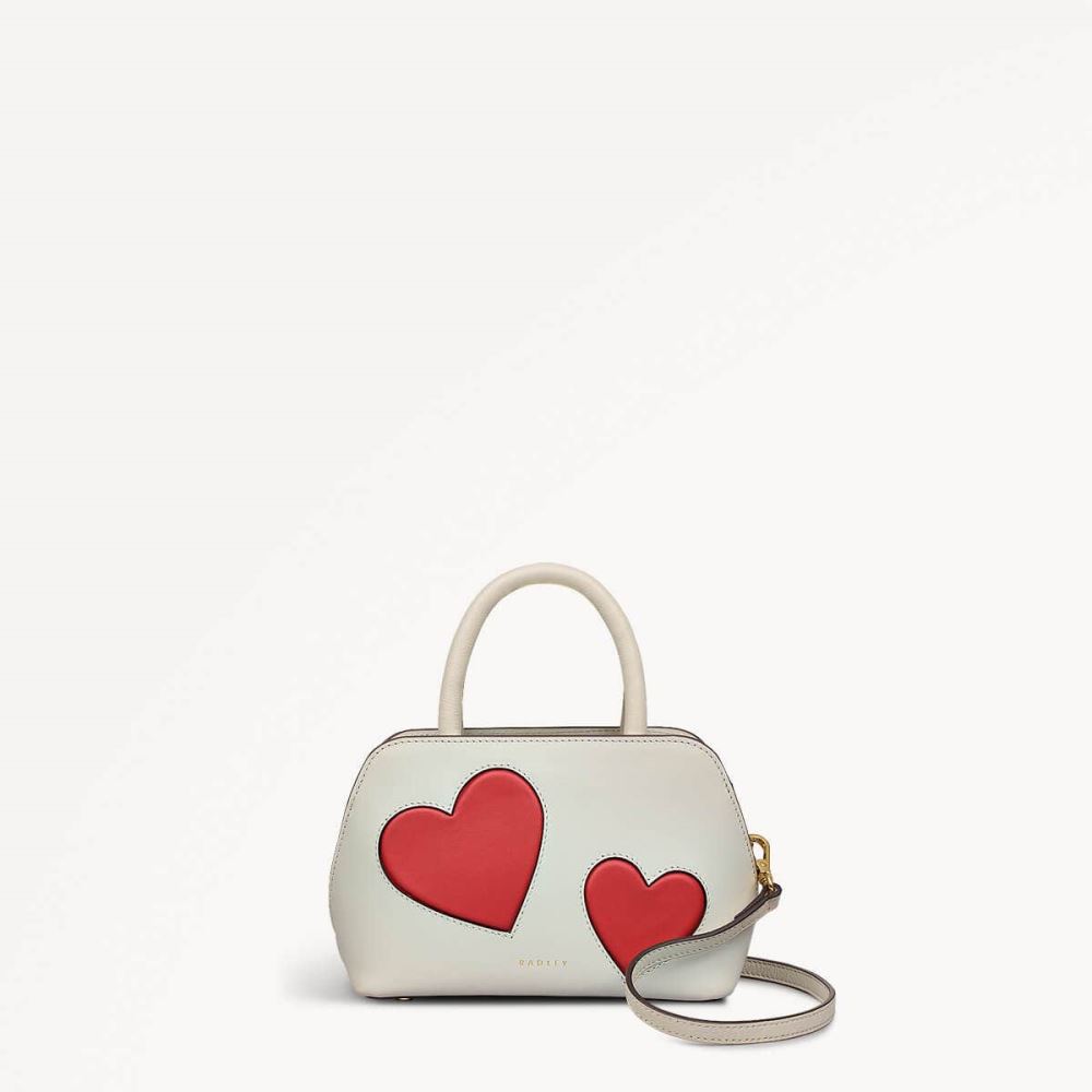 Latest Radley London Women's Valentines SS25 - Small Ziptop Grab - Chalk