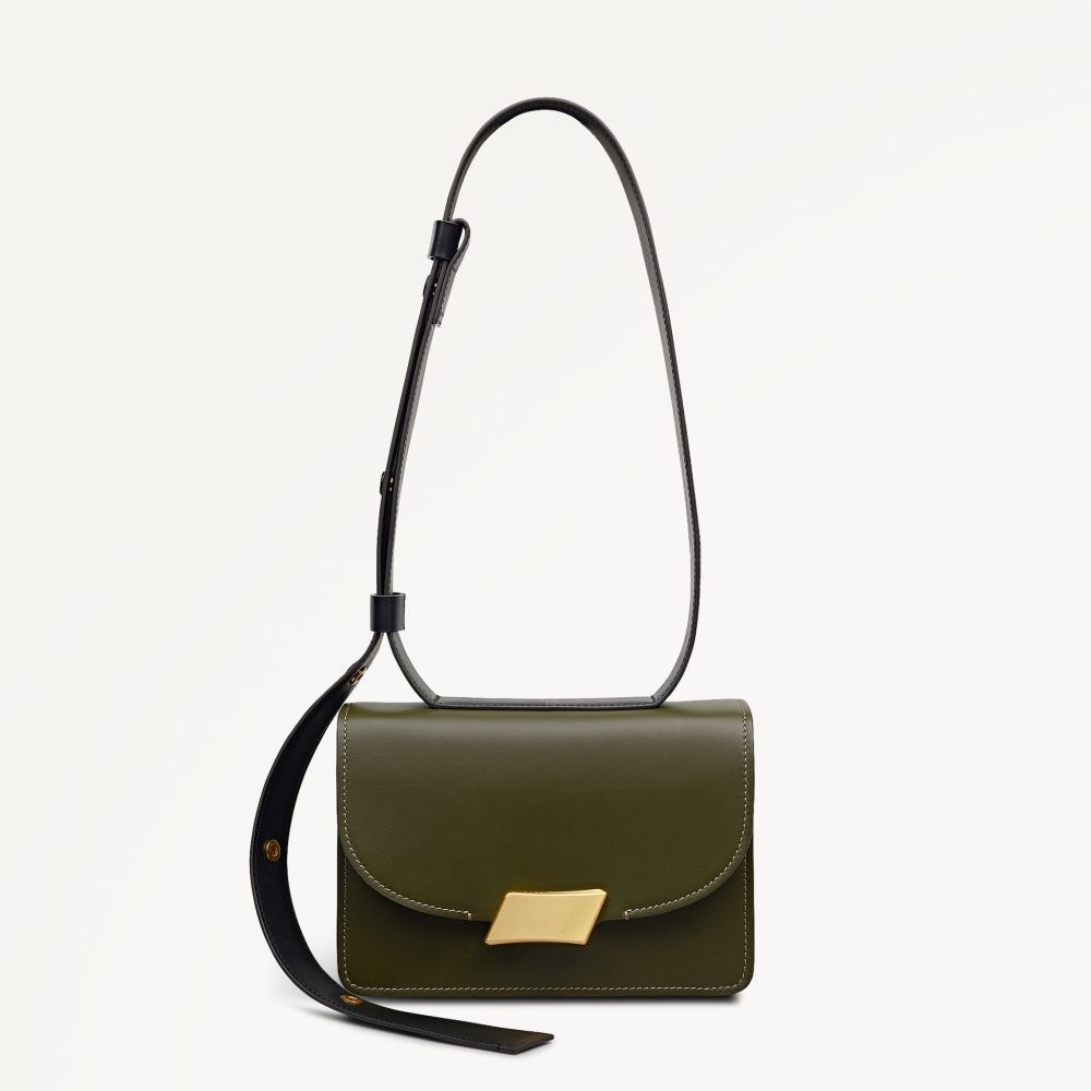 Latest Radley London Women's The Belsize - Small Flapover Shoulder - Pine Needle
