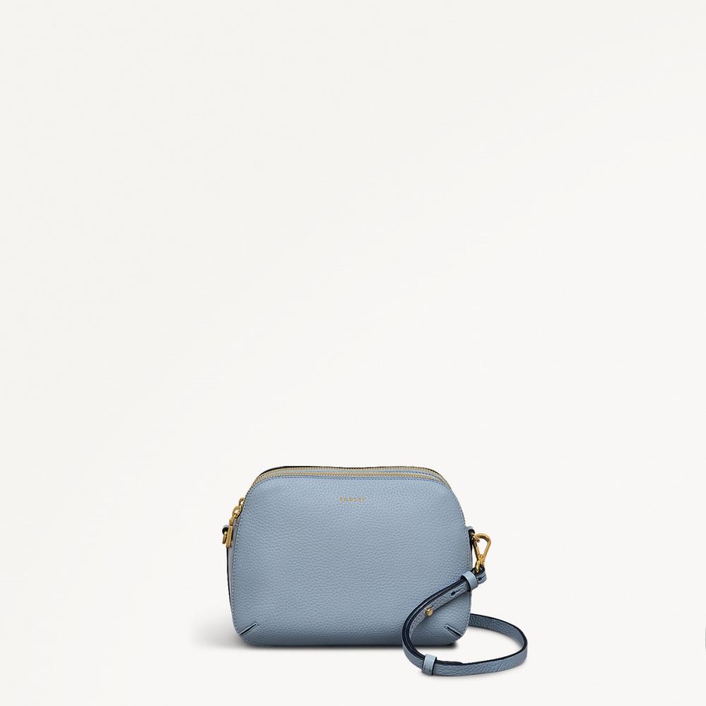 Latest Radley London Women's Dukes Place - Medium Ziptop Crossbody - Smoke Blue