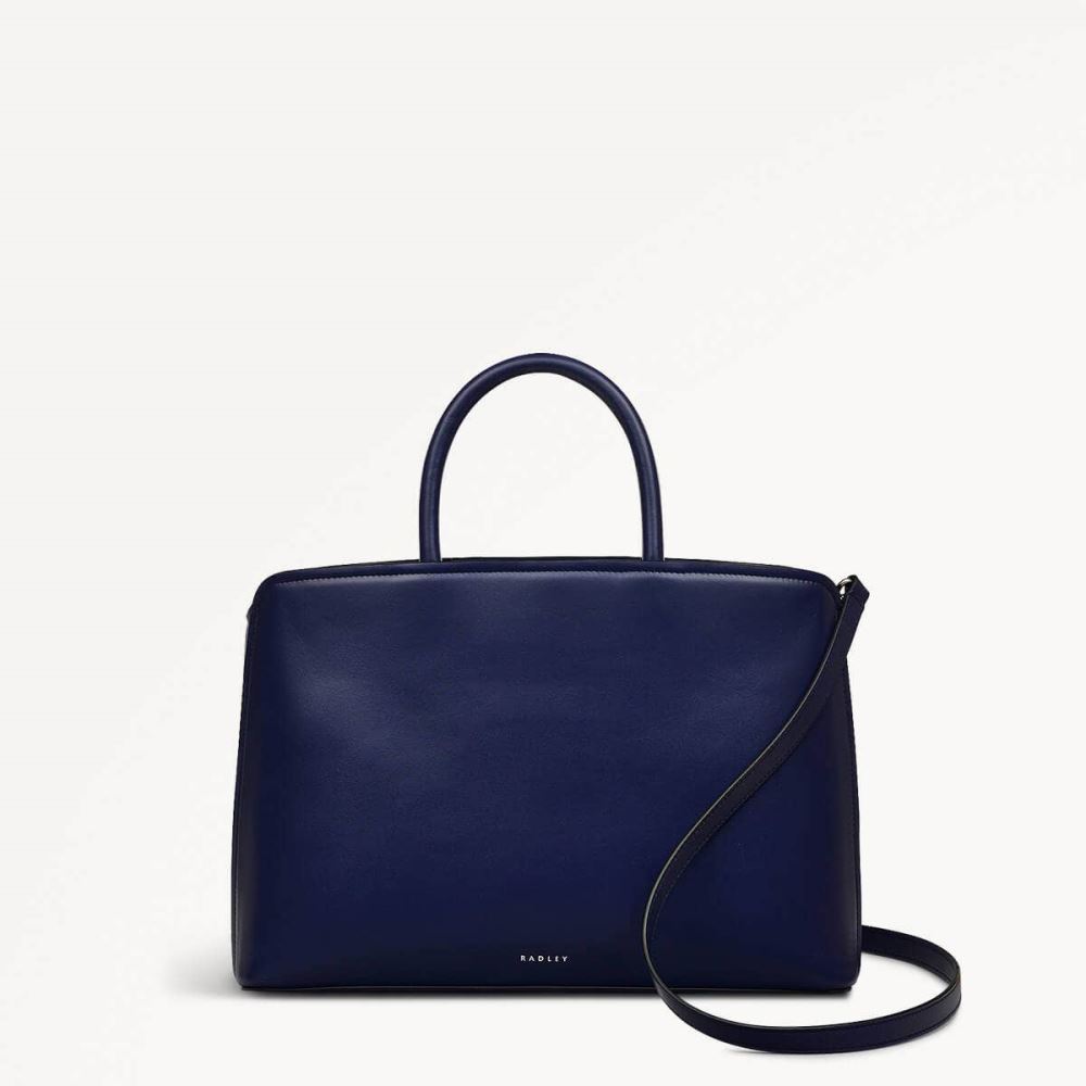 Latest Radley London Women's Bow Street - Medium Ziptop Grab - Evenfall