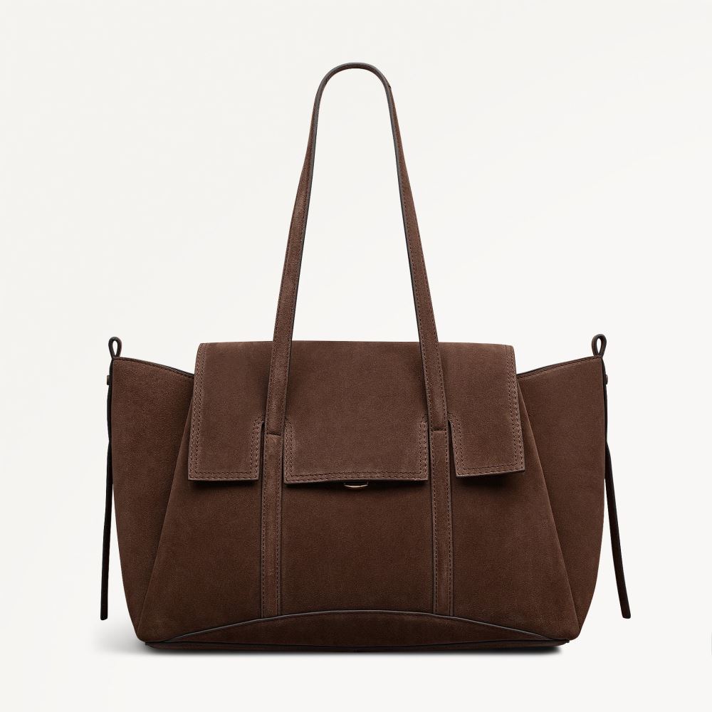 Latest Radley London Women's The Chancery - Medium Flapover Shoulder - Coffee