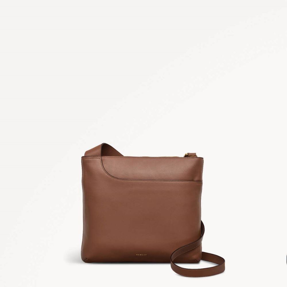 Latest Radley London Women's Pockets - Large Ziptop Cross Body - Saddle