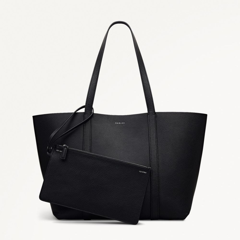 Latest Radley London Women's Hanbury Row - Large Open Top Tote - Black