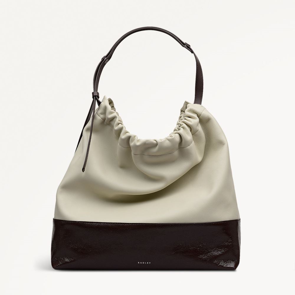 Latest Radley London Women's The Portobello - Large Drawstring Shoulder - Snow