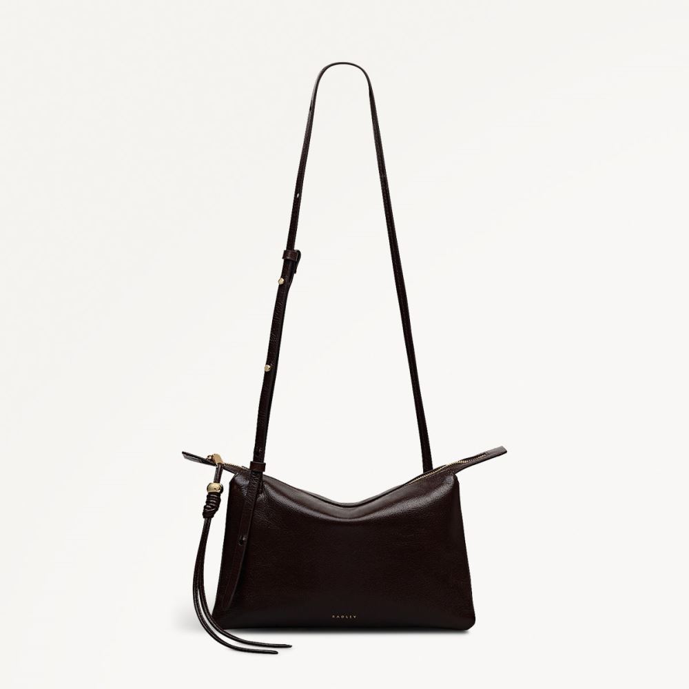Latest Radley London Women's The Romilly - Medium Ziptop Cross Body - Dark Oak