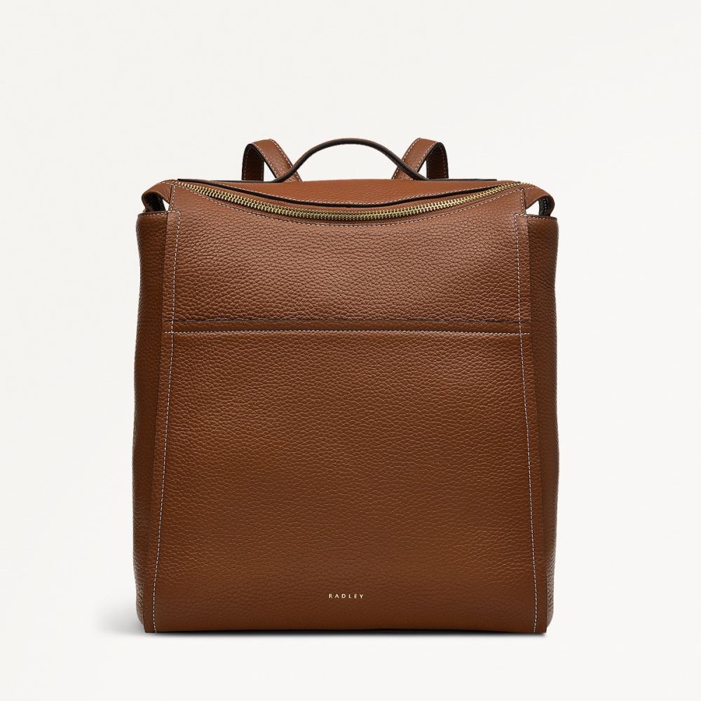 Latest Radley London Women's Oak Street - Medium Ziptop Backpack - Saddle