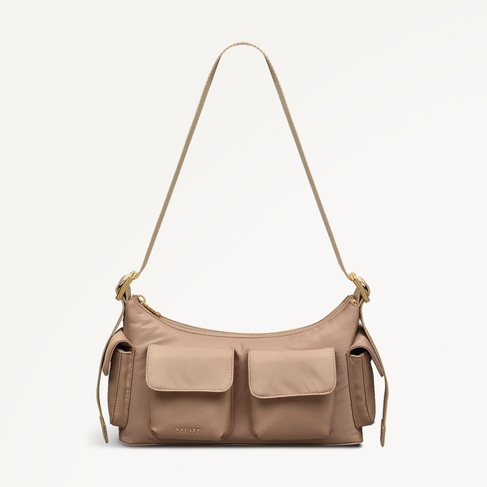 Latest Radley London Women's Guildford Grove - Medium Ziptop Shoulder - Stone