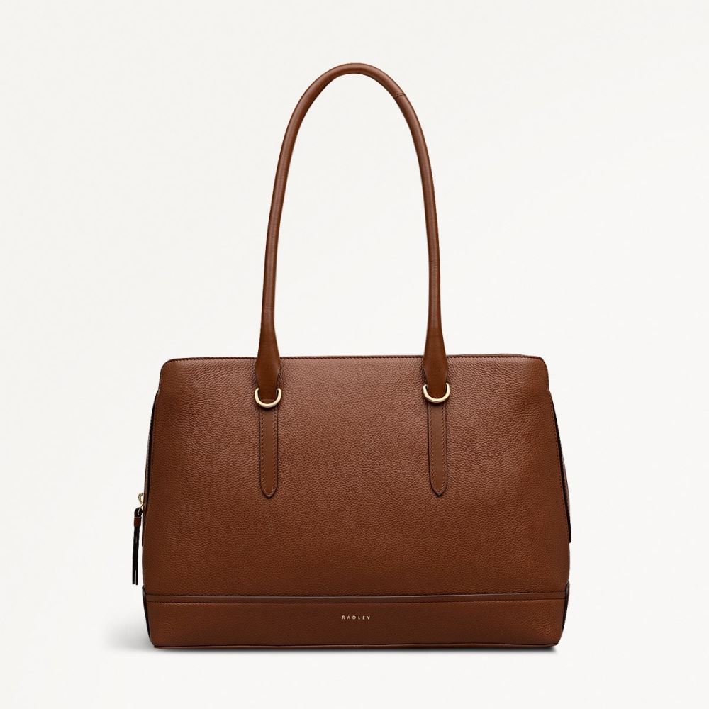 Latest Radley London Women's Paddington Place - Medium Ziptop Shoulder - Indus Tan