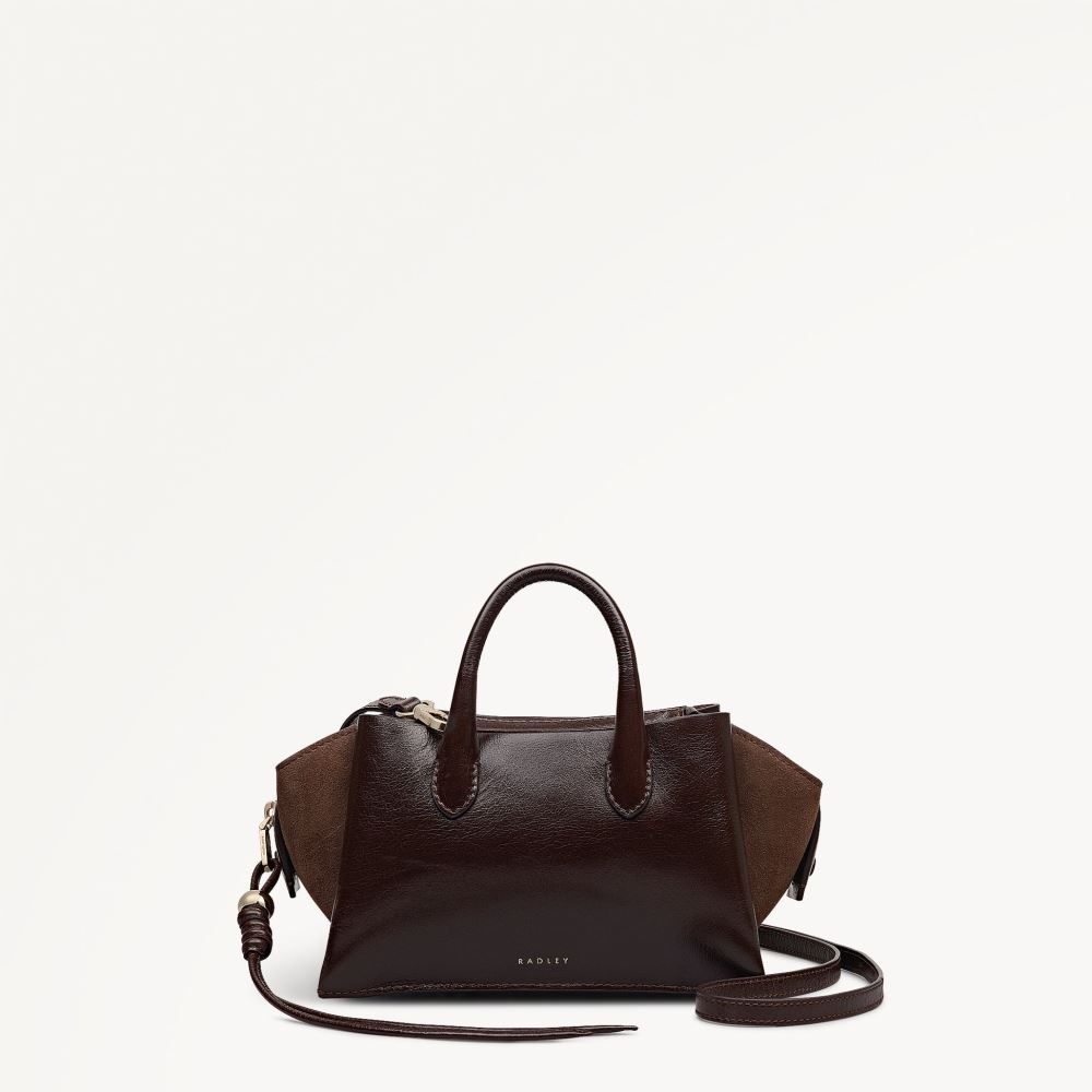 Latest Radley London Women's The Romilly - Small Ziptop Grab - Dark Oak