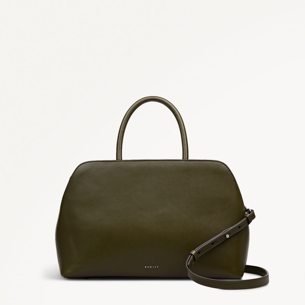 Latest Radley London Women's Liverpool Street - Medium Ziptop Grab - Pine Needle