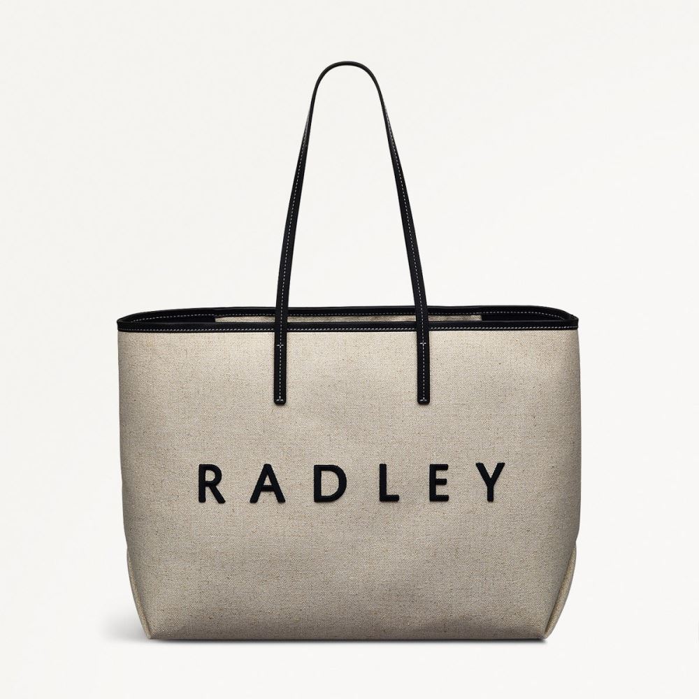 Latest Radley London Women's Sutherland Row - Large Open Top Tote - Black