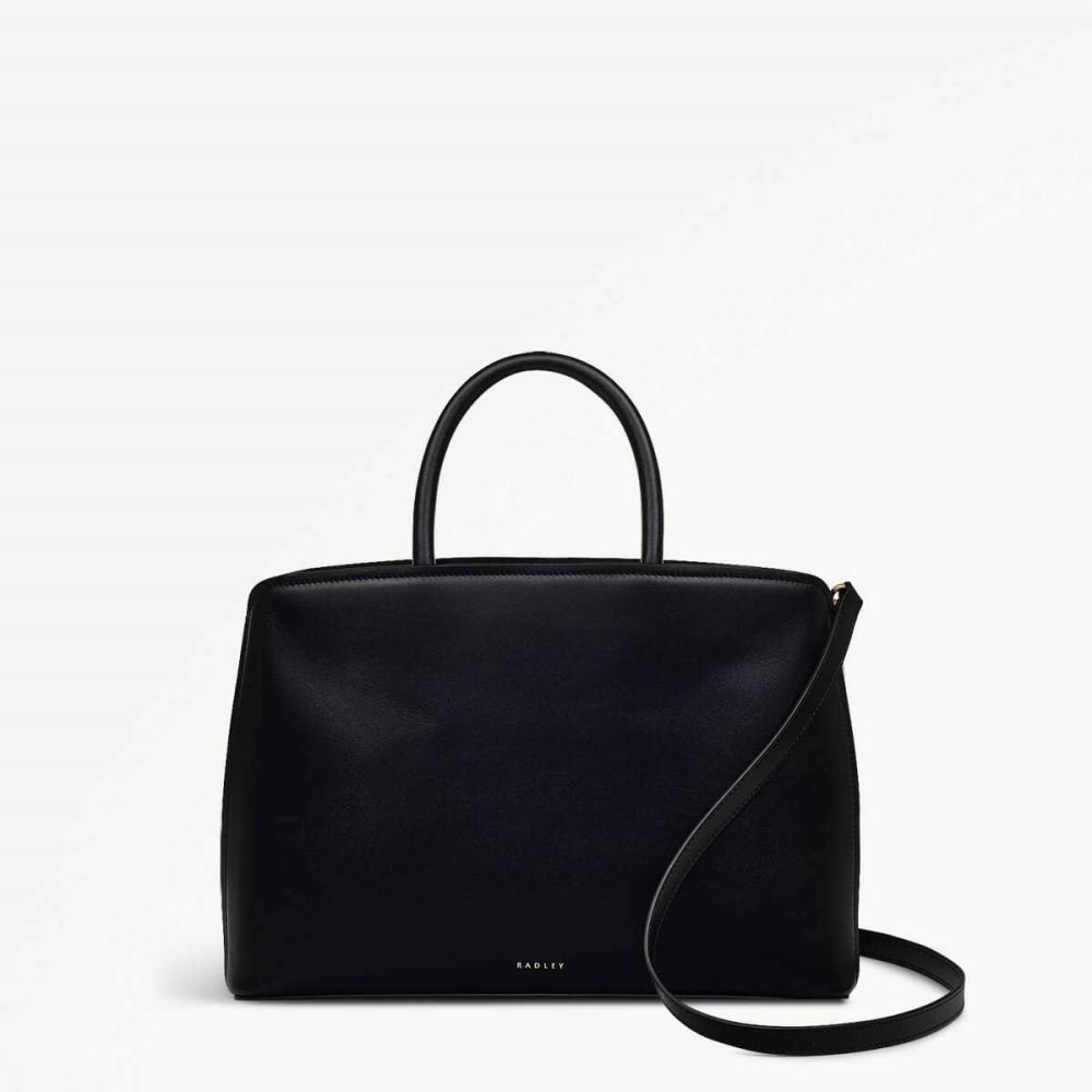 Latest Radley London Women's Bow Street - Medium Ziptop Grab - Black