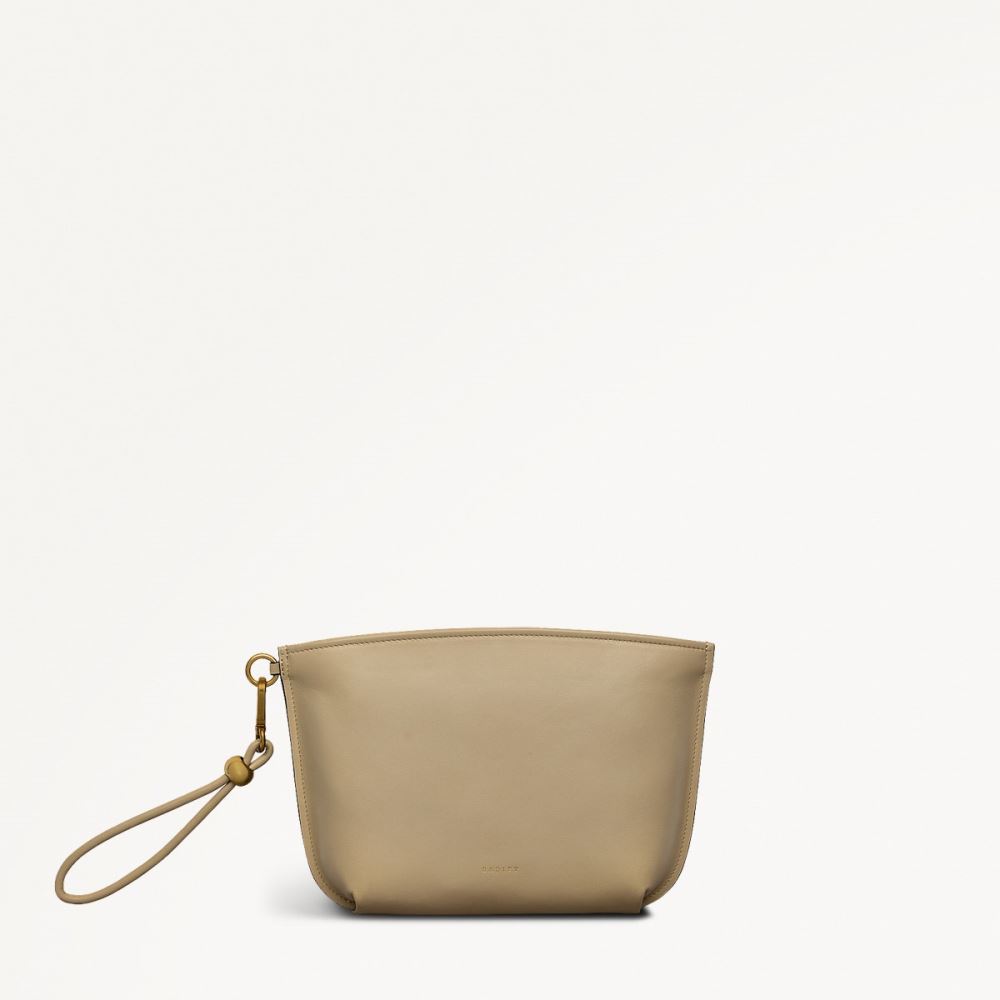 Latest Radley London Women's The Romilly - Medium Ziptop Clutch - Stone