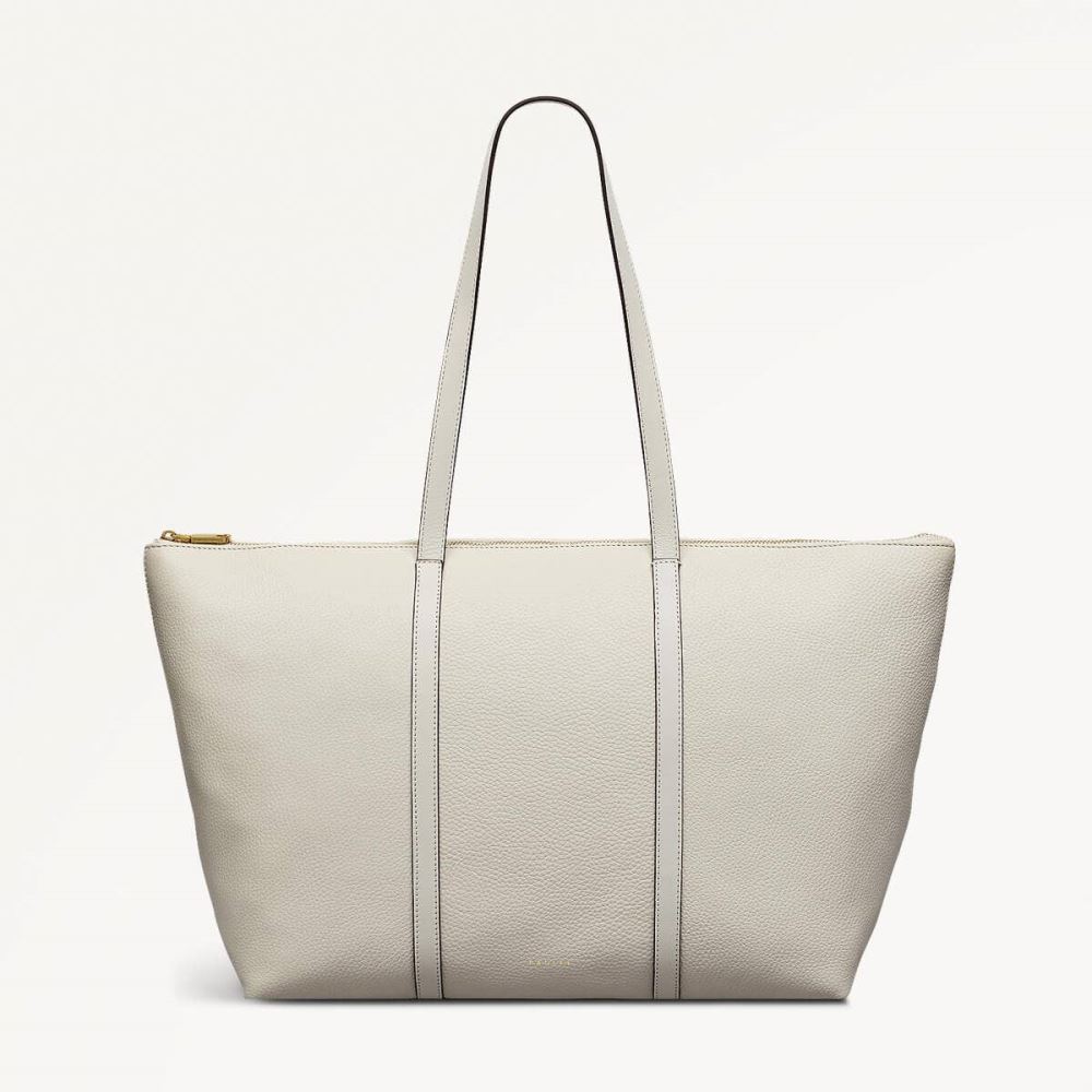 Latest Radley London Women's Lynton Close - Large Ziptop Tote - Chalk