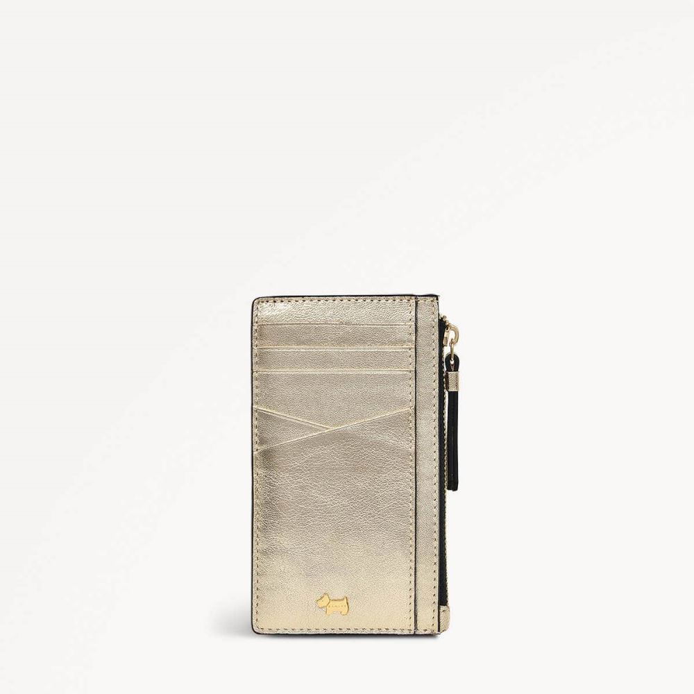 Latest Radley London Women's Drapers Road - Medium Ziptop Coin Purse - Icy Gold