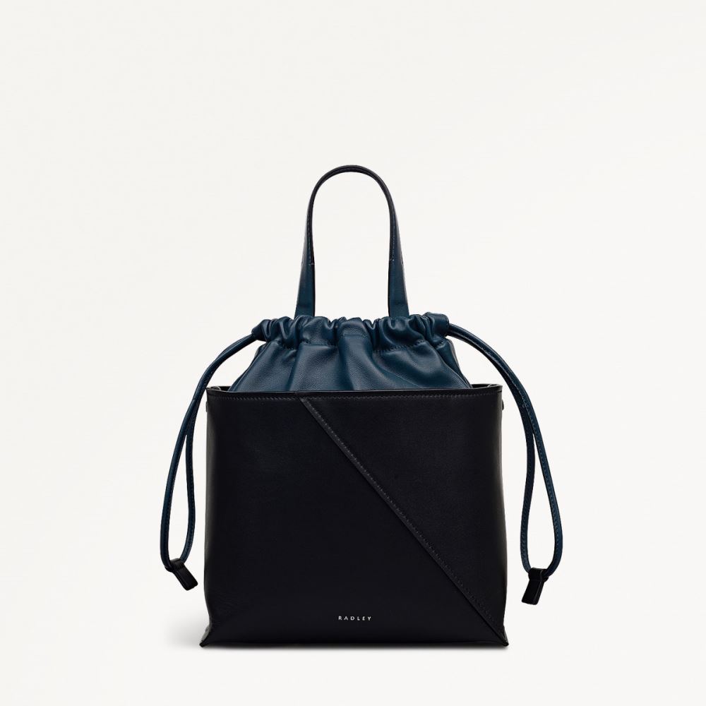 Latest Radley London Women's The Portobello - Small Drawstring Grab - Black