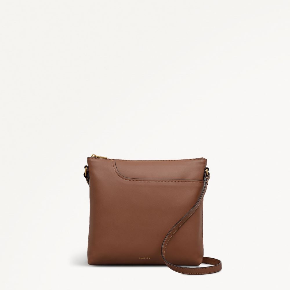 Latest Radley London Women's Pockets - Large Ziptop Ns Cross Body - Saddle