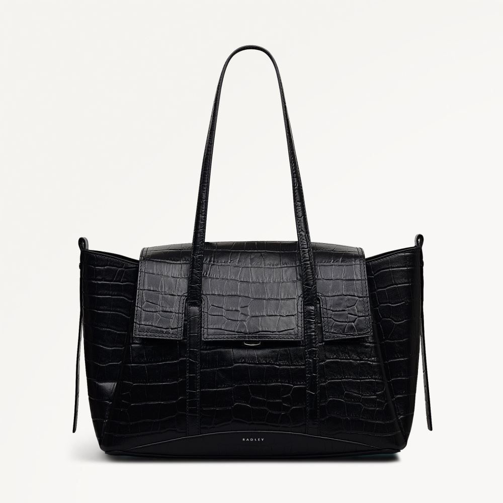 Latest Radley London Women's The Chancery - Medium Flapover Shoulder - Black