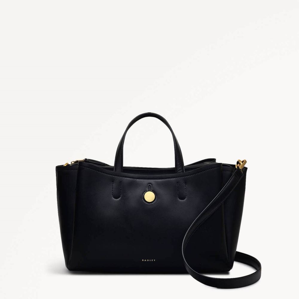 Latest Radley London Women's Bathurst Mews - Medium Ziptop Grab - Black