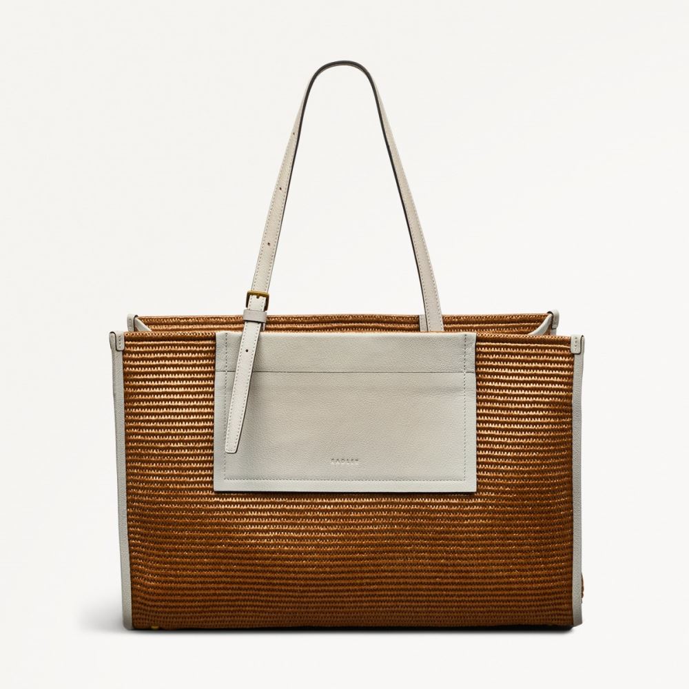 Latest Radley London Women's The Burlington - Large Open Top Tote - Saddle