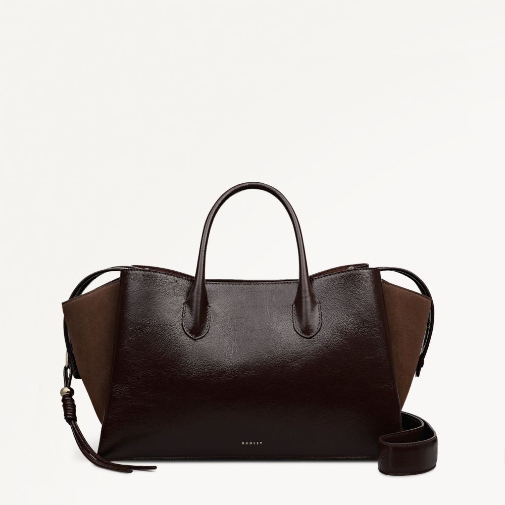 Latest Radley London Women's The Romilly - Large Ziptop Grab - Dark Oak