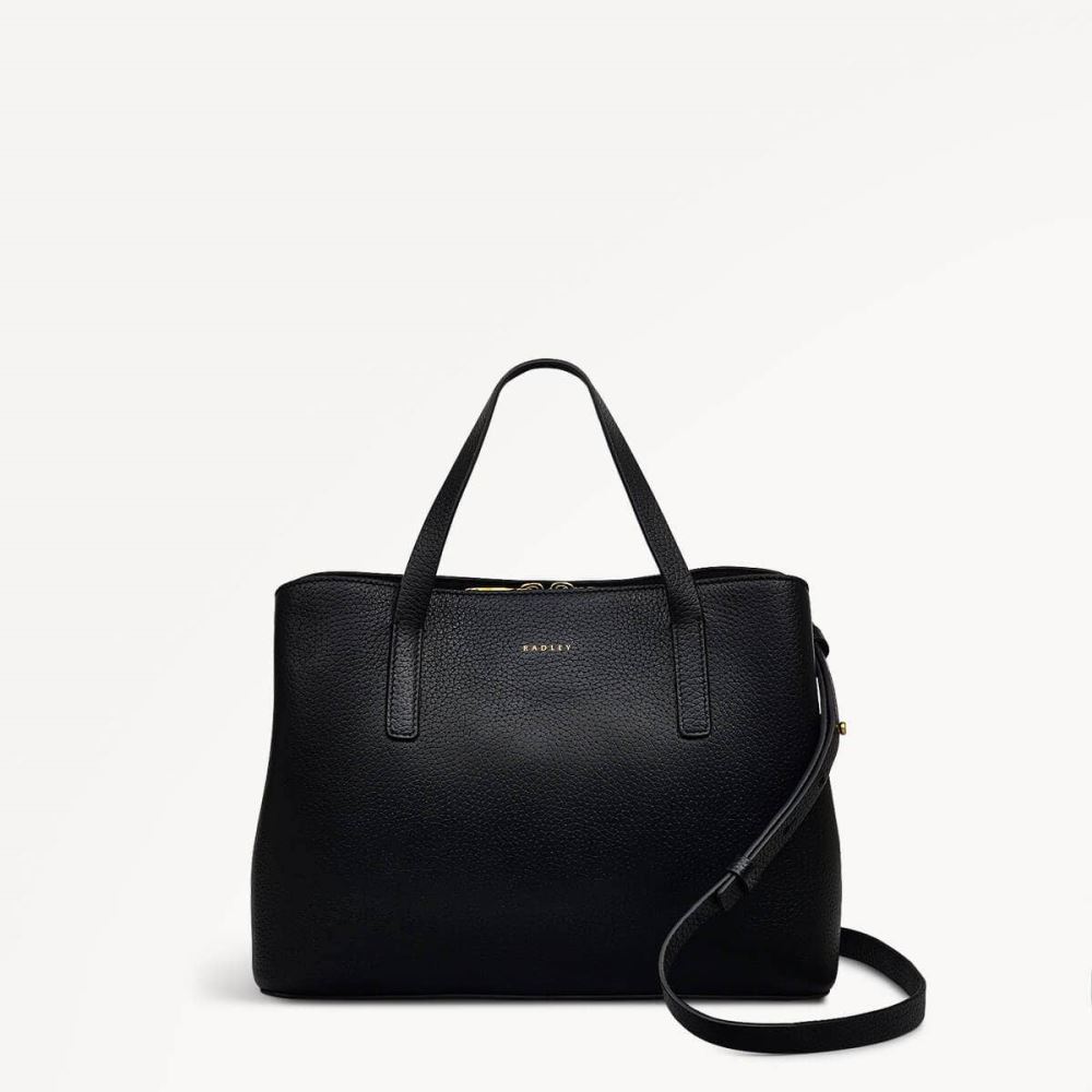 Latest Radley London Women's Dukes Place - Medium Ziptop Grab - Black