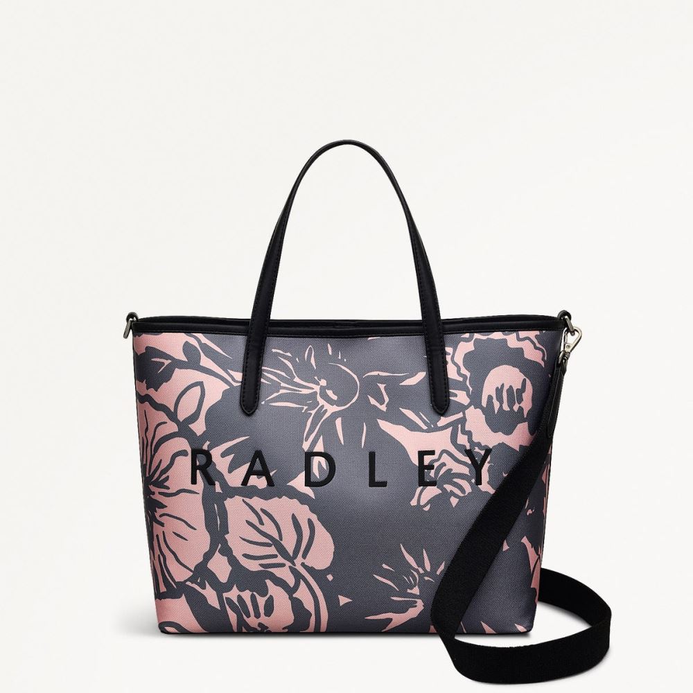 Latest Radley London Women's Southwell Gardens - Floral - Medium Open Top Grab - Black