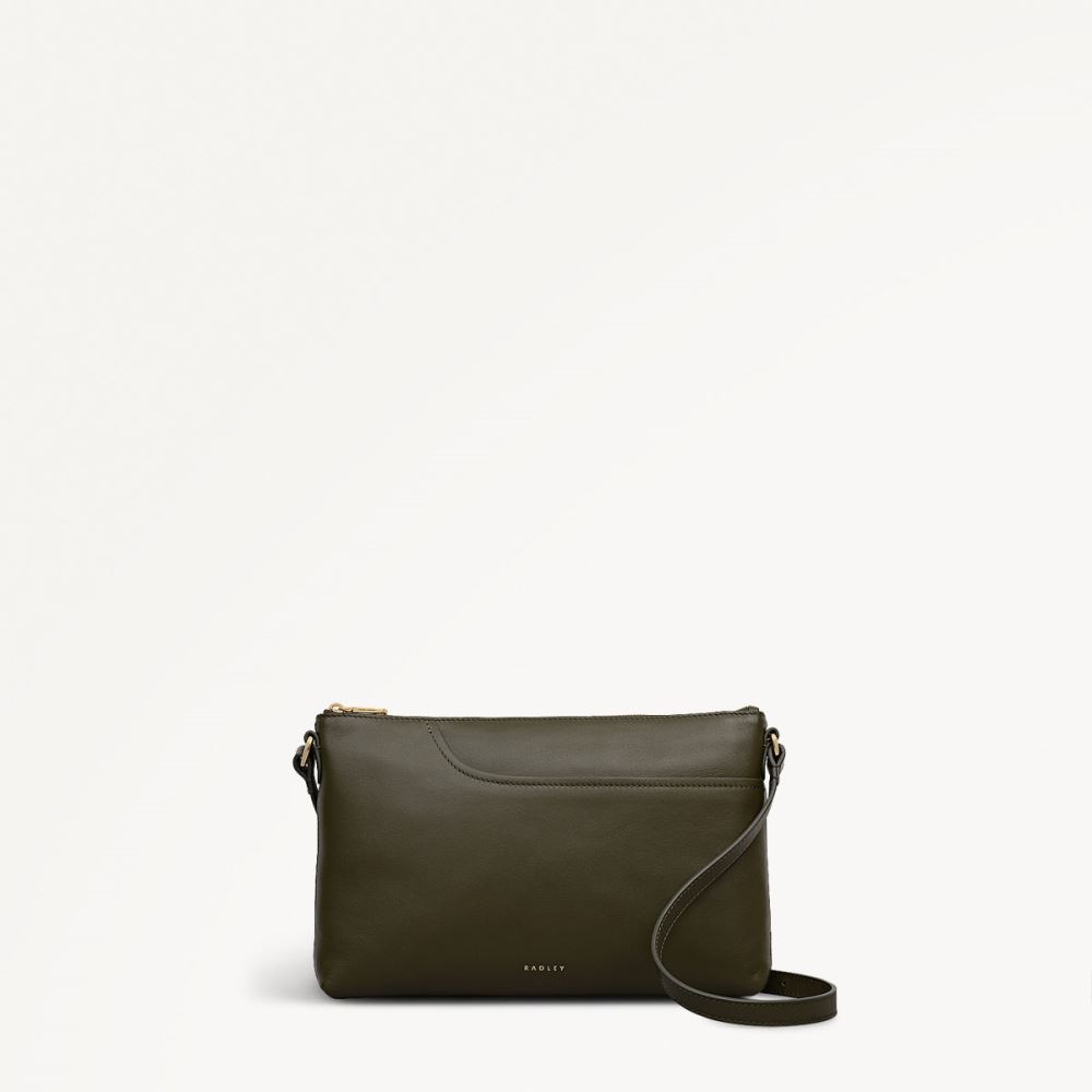Latest Radley London Women's Pockets - Medium Ziptop Ew Cross Body - Pine Needle