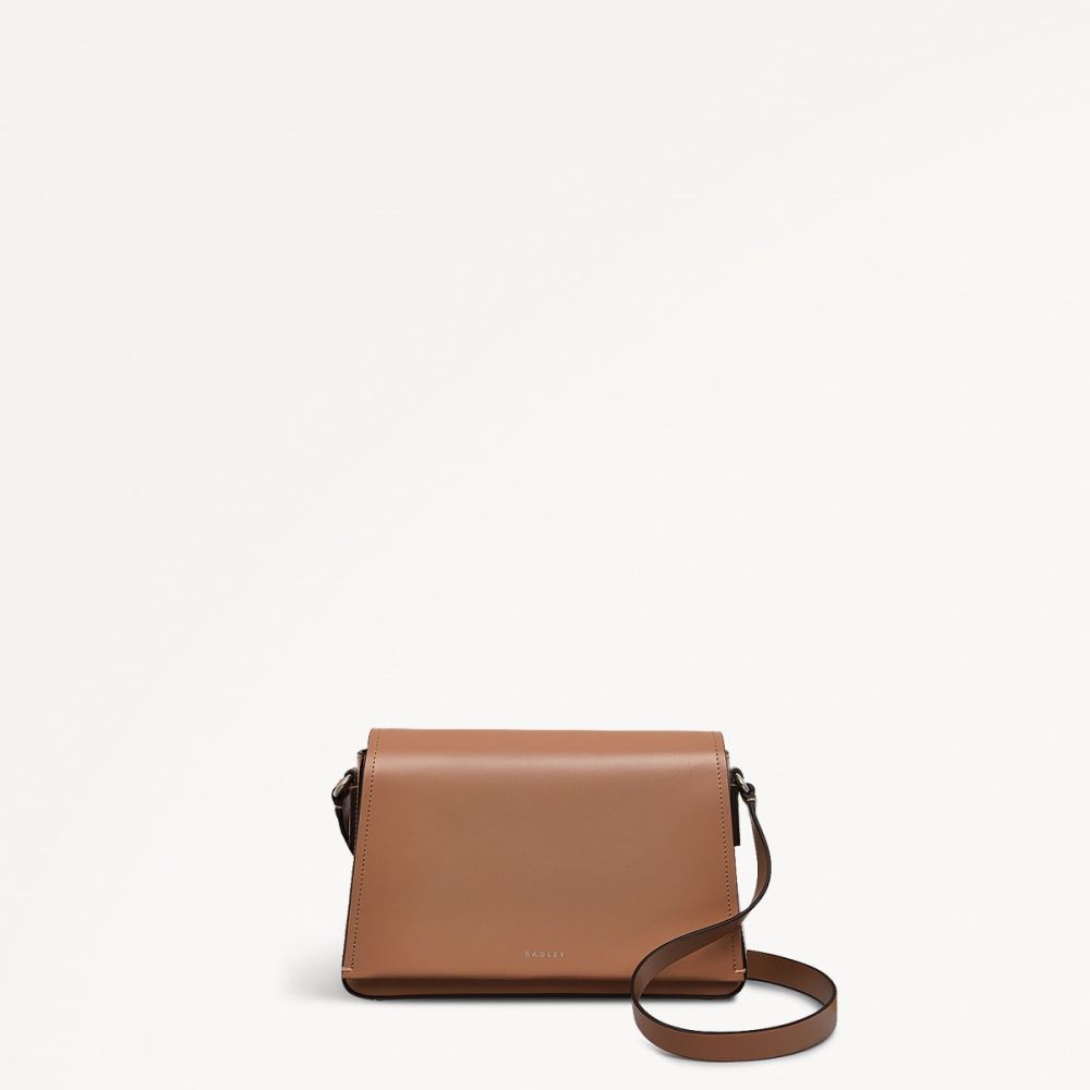 Latest Radley London Women's Lexington Lane - Medium Flapover Crossbody - Chai