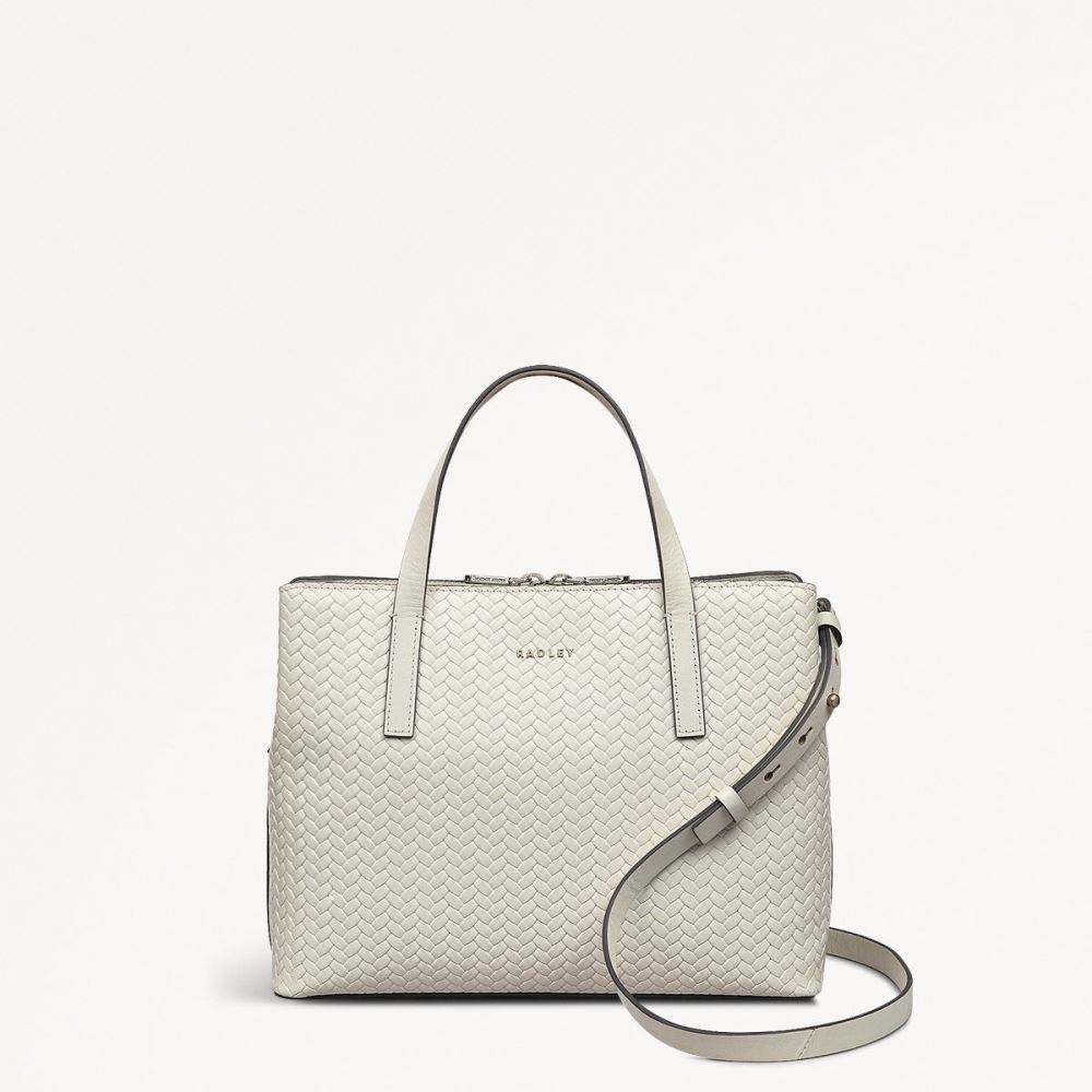Latest Radley London Women's Dukes Place - Medium Ziptop Grab - Chalk