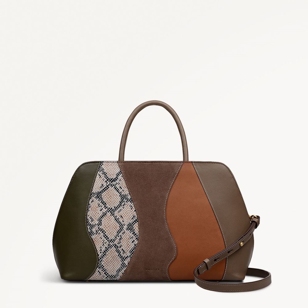 Latest Radley London Women's Liverpool Street - Medium Ziptop Grab - Coffee