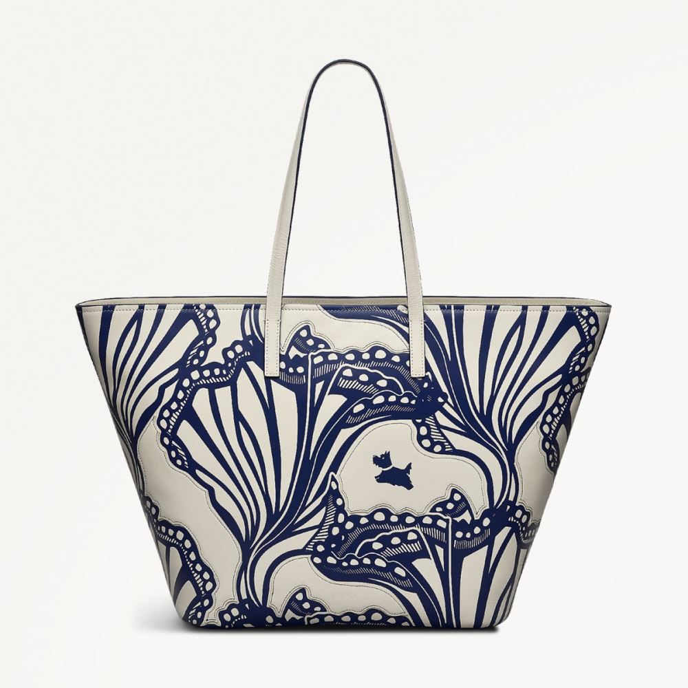 Latest Radley London Women's Under The Sea - Large Open Top Tote - Chalk