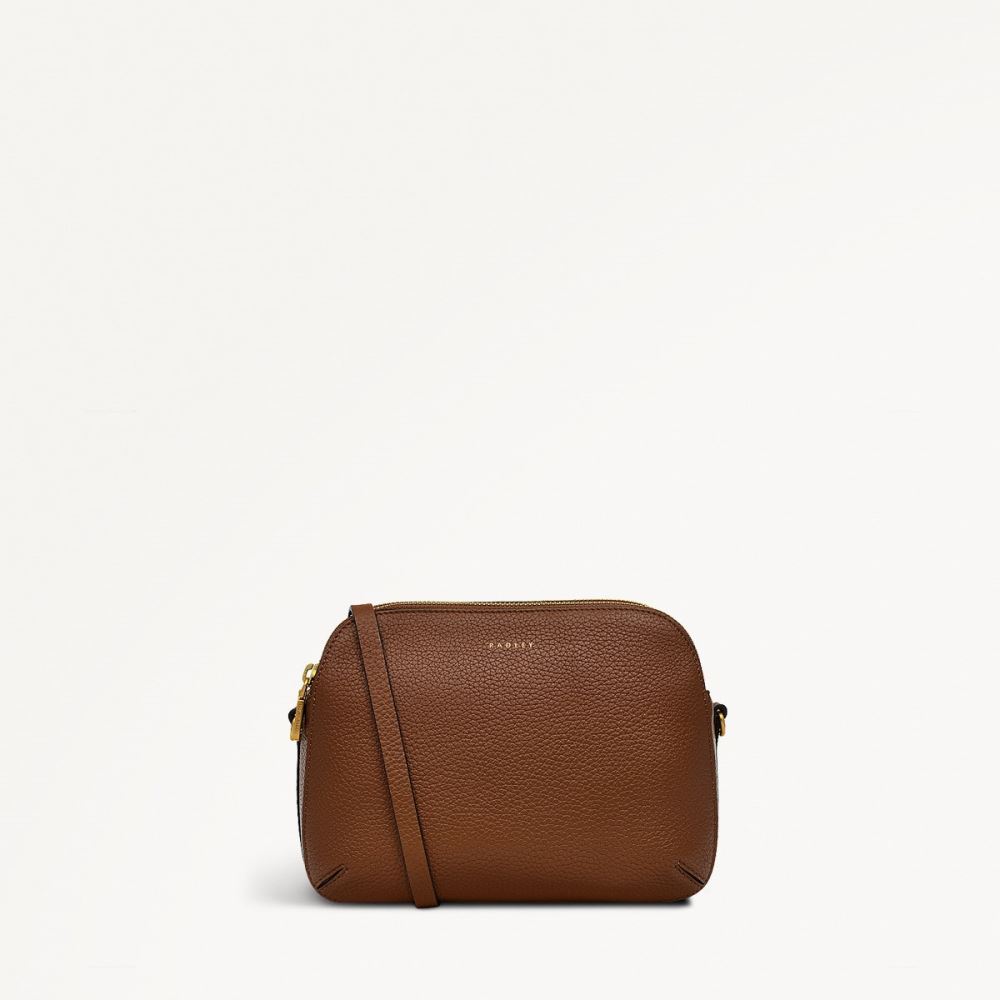 Latest Radley London Women's Dukes Place - Medium Ziptop Crossbody - Saddle