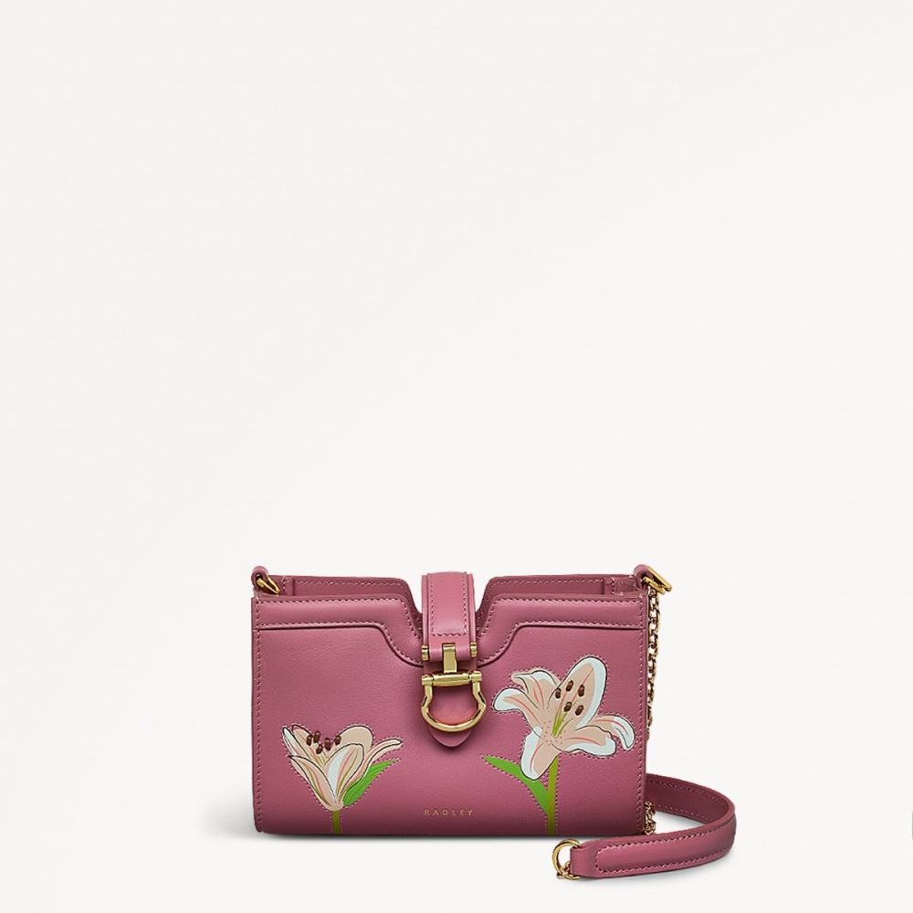 Latest Radley London Women's Kentucky Derby SS25 - Large Phone Cross Body - Sienna Pink