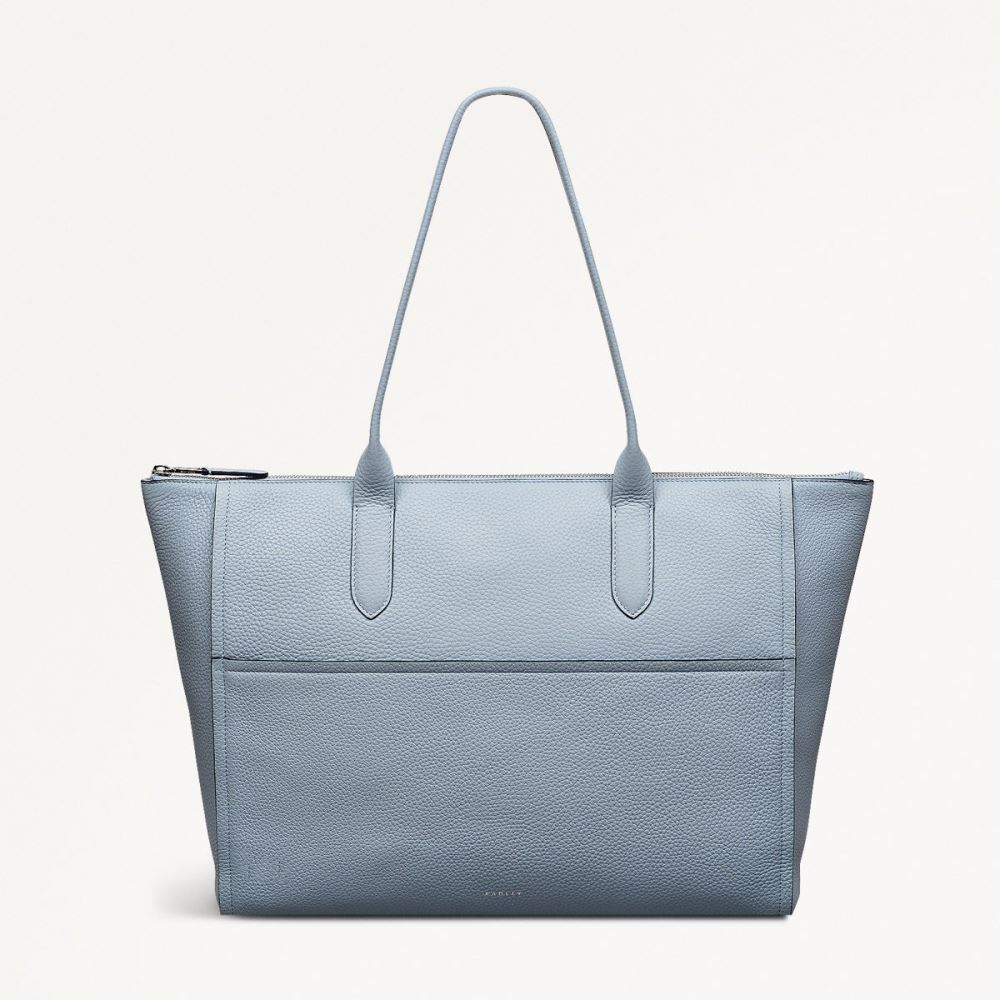 Latest Radley London Women's Oak Street - Medium Ziptop Tote - Smoke Blue