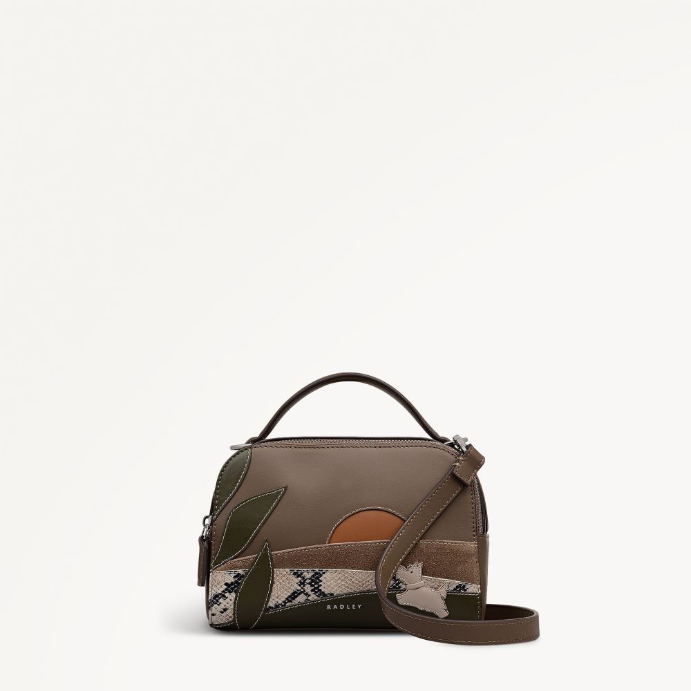 Latest Radley London Women's Over The Hills - Small Ziptop Cross Body - Coffee