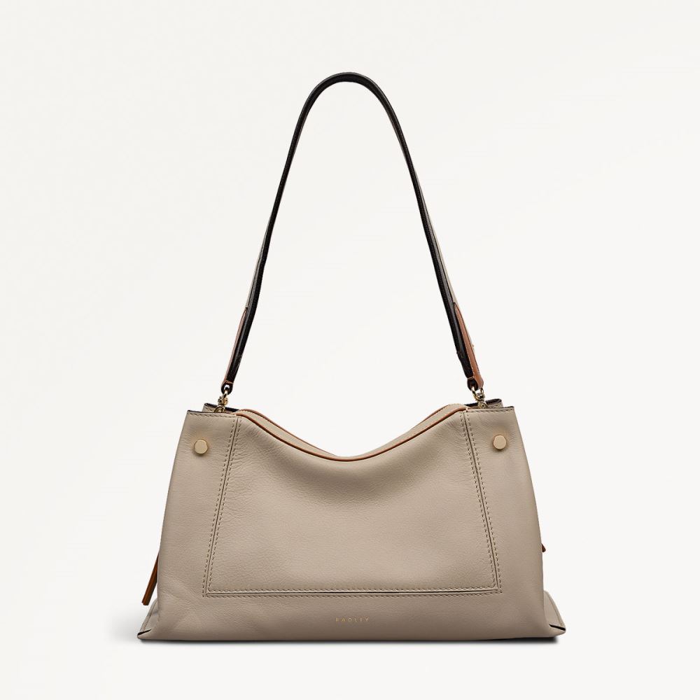 Latest Radley London Women's Hope Gardens - Medium Ziptop Shoulder - Porcini