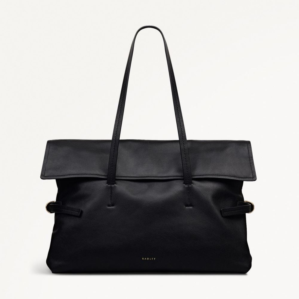 Latest Radley London Women's Fleet Street - Medium Flapover Shoulder - Black