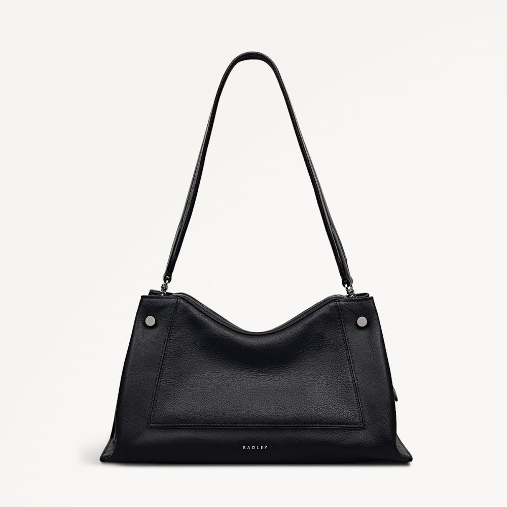 Latest Radley London Women's Hope Gardens - Medium Ziptop Shoulder - Black