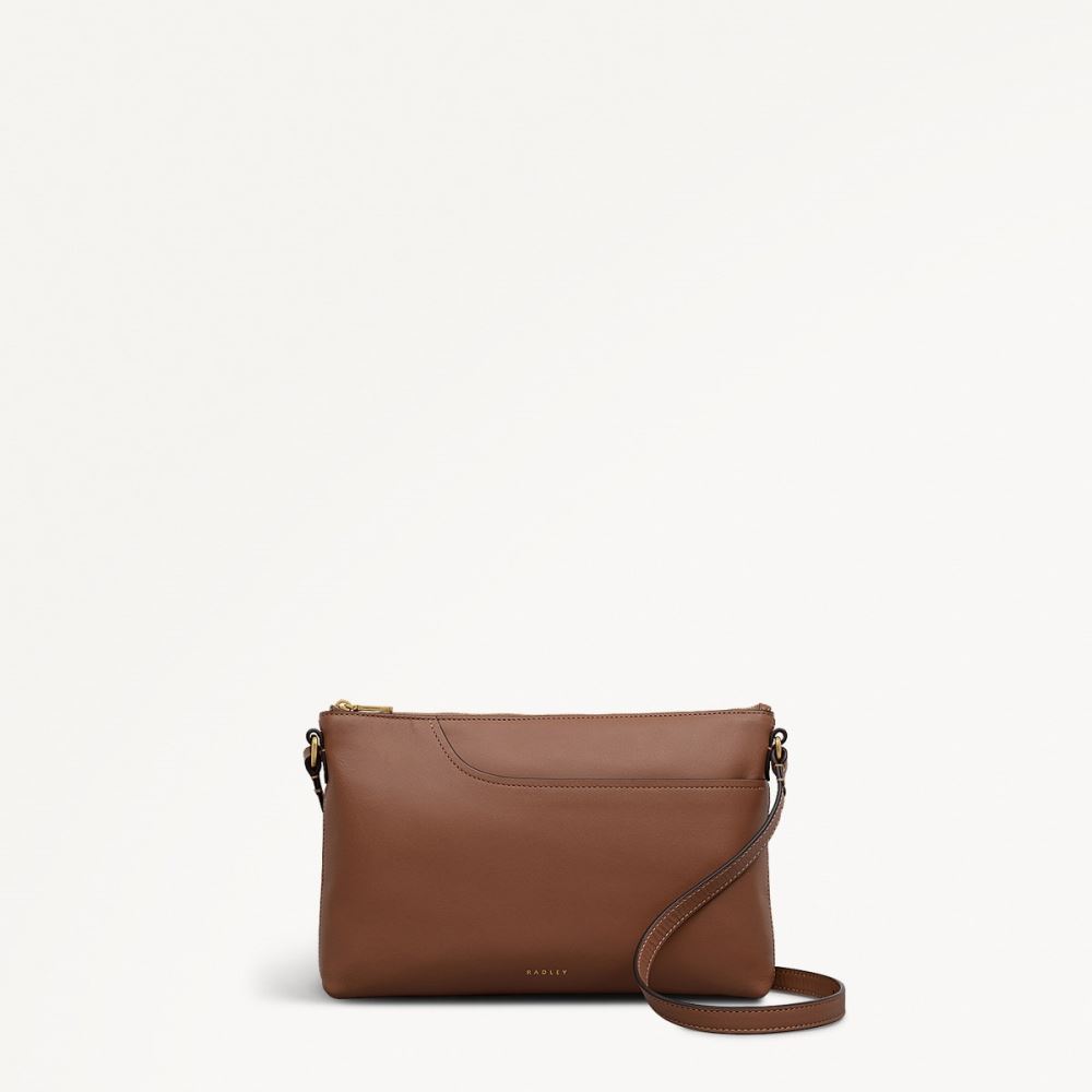 Latest Radley London Women's Pockets - Medium Ziptop EW Cross Body - Saddle