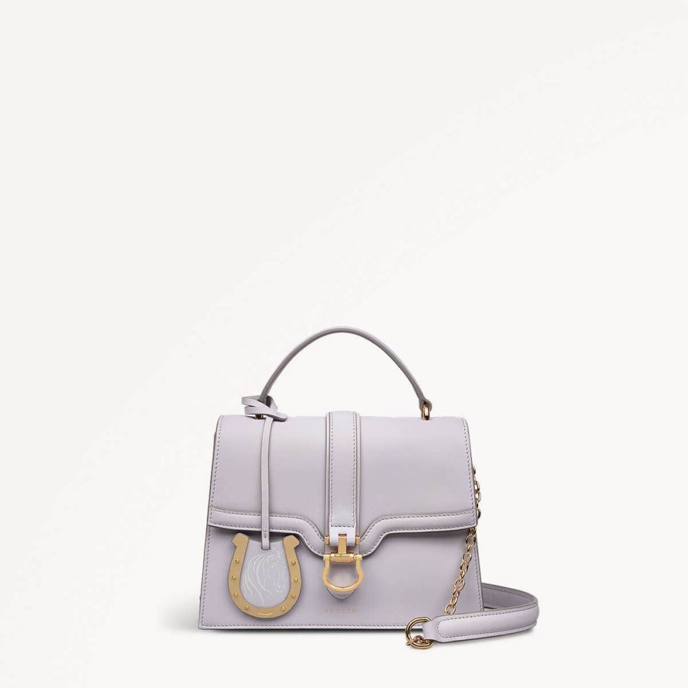Latest Radley London Women's Kentucky Derby SS25 - Small Flapover Grab - Thistle