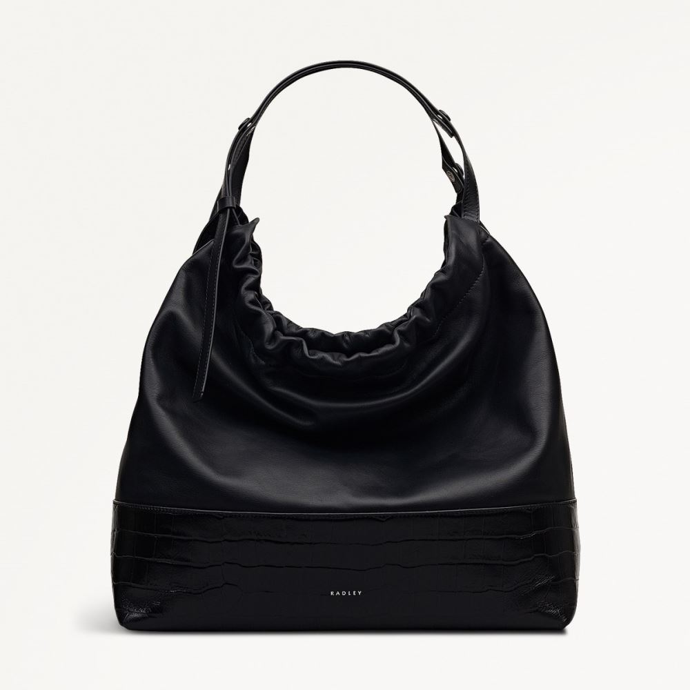 Latest Radley London Women's The Portobello - Large Drawstring Shoulder - Black
