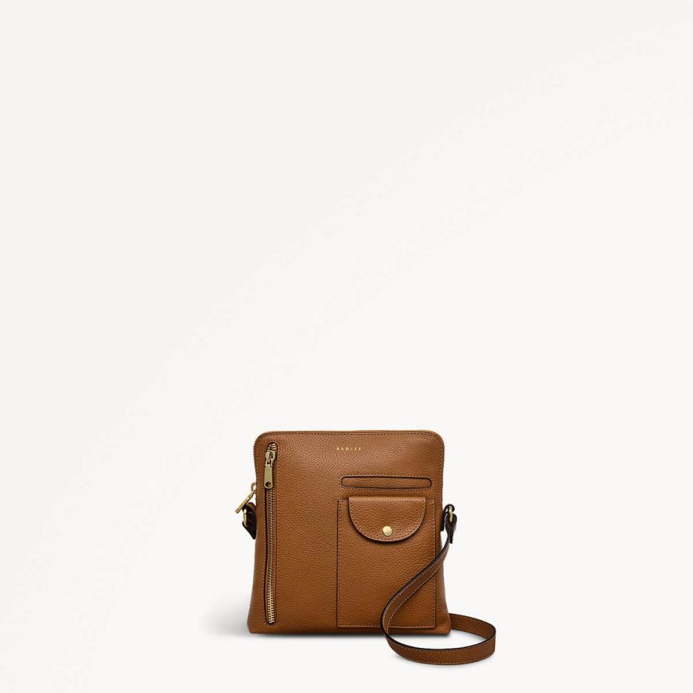 Latest Radley London Women's Ridge Park - Small Ziptop Crossbody - Caramel