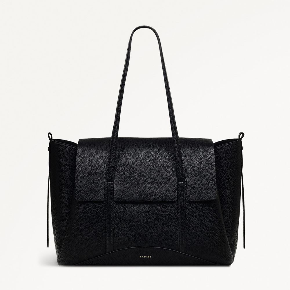 Latest Radley London Women's The Chancery - Large Flapover Shoulder - Black